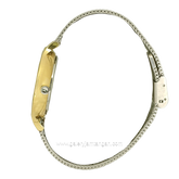 ELLE EL003-1G02M02 Silver Gold Dial White Shandrop Strap